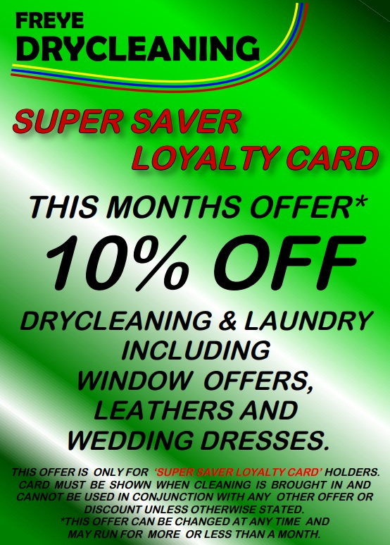 Laundry offers discount